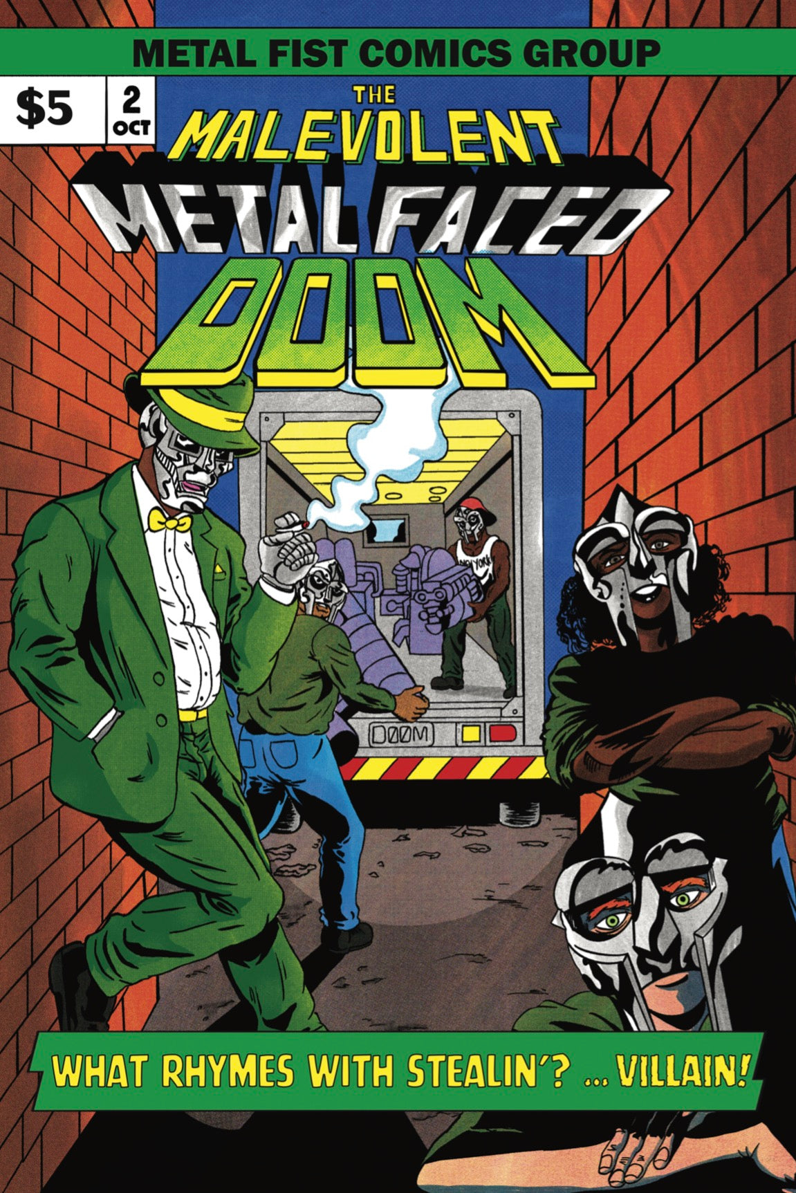 The Malevolent Metal Faced DOOM Issue #2